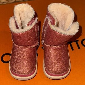 UGG Pink and Cream Boots